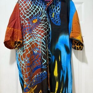 Vintage FUBU XL digital dog y2k